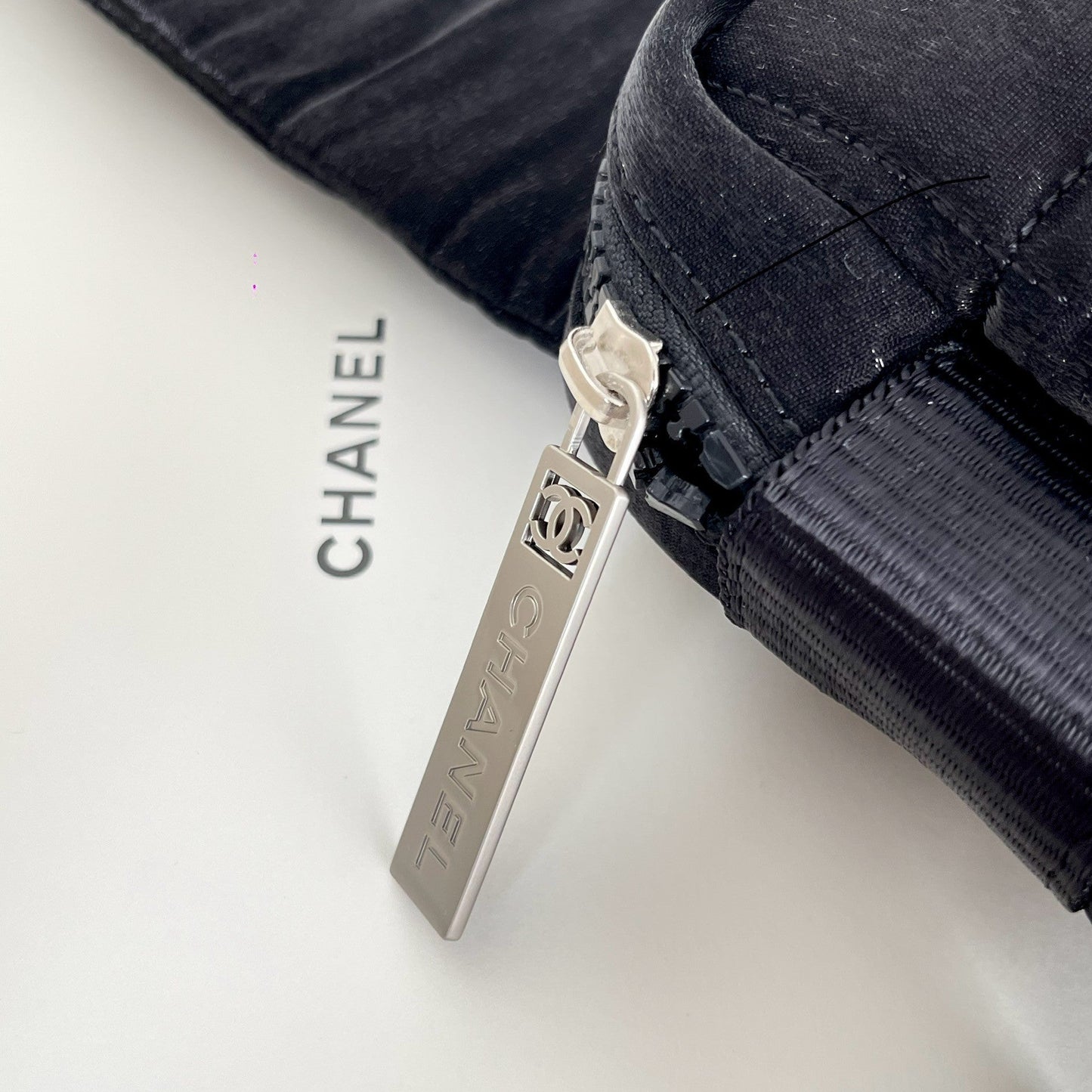 Chanel 2026 Backpack 28cm Black Fabric