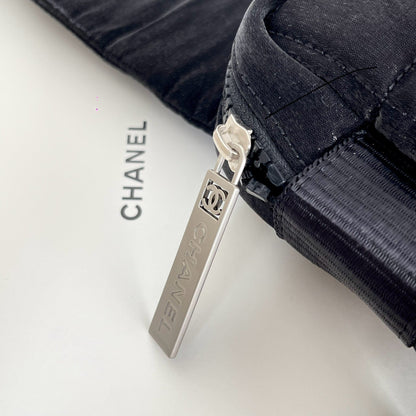 Chanel 2026 Backpack 28cm Black Fabric
