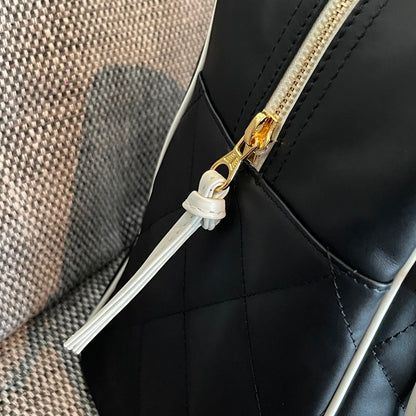 Chanel 2026 Bowling Boston Travel Bag 46cm Lambskin