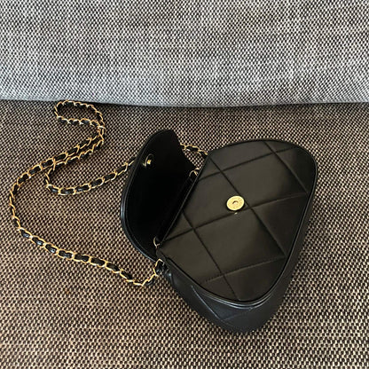 Chanel 2026 Matelasse Coco Mark Bag 22cm Black Lambskin