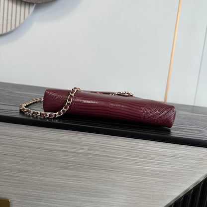 Chanel 2026 Lizard-Embossed Nano 31 Bag 20.5cm Calfskin