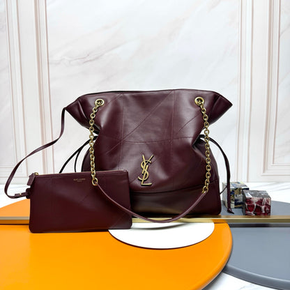 YSL 2026 Jamie Shopping Bag 34cm Suede And Calfskin
