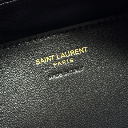 YSL 2026 Calypso Mini Hobo Bag 20cm Black Calfskin