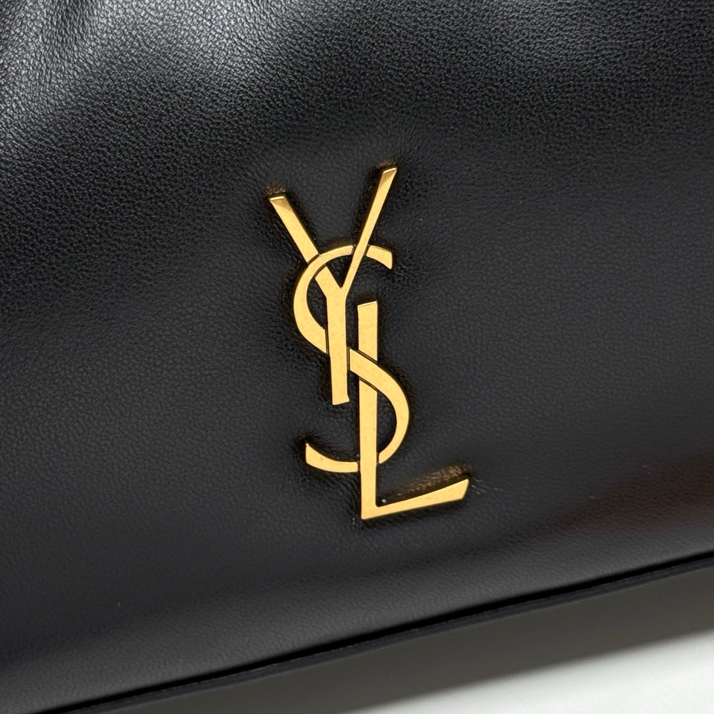 YSL 2026 Calypso Mini Hobo Bag 20cm Black Calfskin