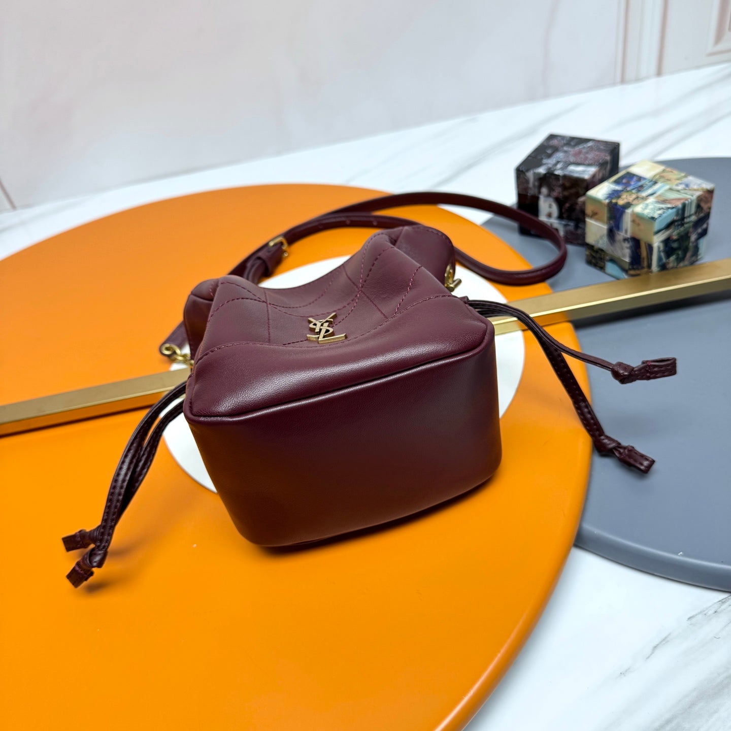 YSL 2026 Jamie Mini Shoulder Bag 16cm Suede And Calfskin