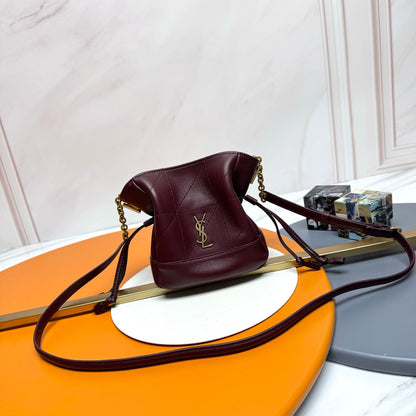 YSL 2026 Jamie Mini Shoulder Bag 16cm Suede And Calfskin