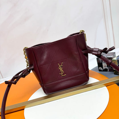 YSL 2026 Jamie Mini Shoulder Bag 16cm Suede And Calfskin