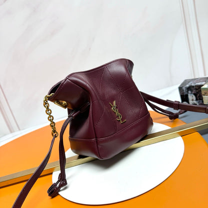 YSL 2026 Jamie Mini Shoulder Bag 16cm Suede And Calfskin