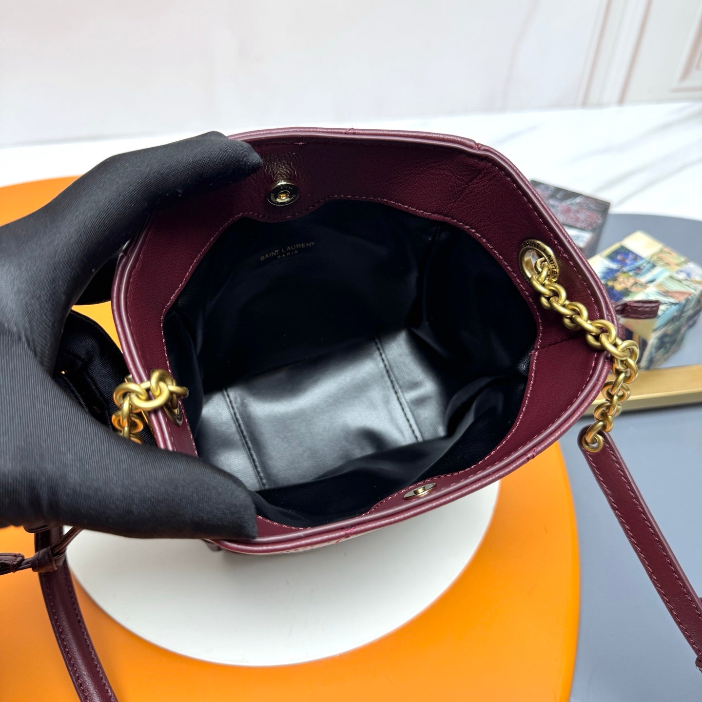 YSL 2026 Jamie Mini Shoulder Bag 16cm Suede And Calfskin
