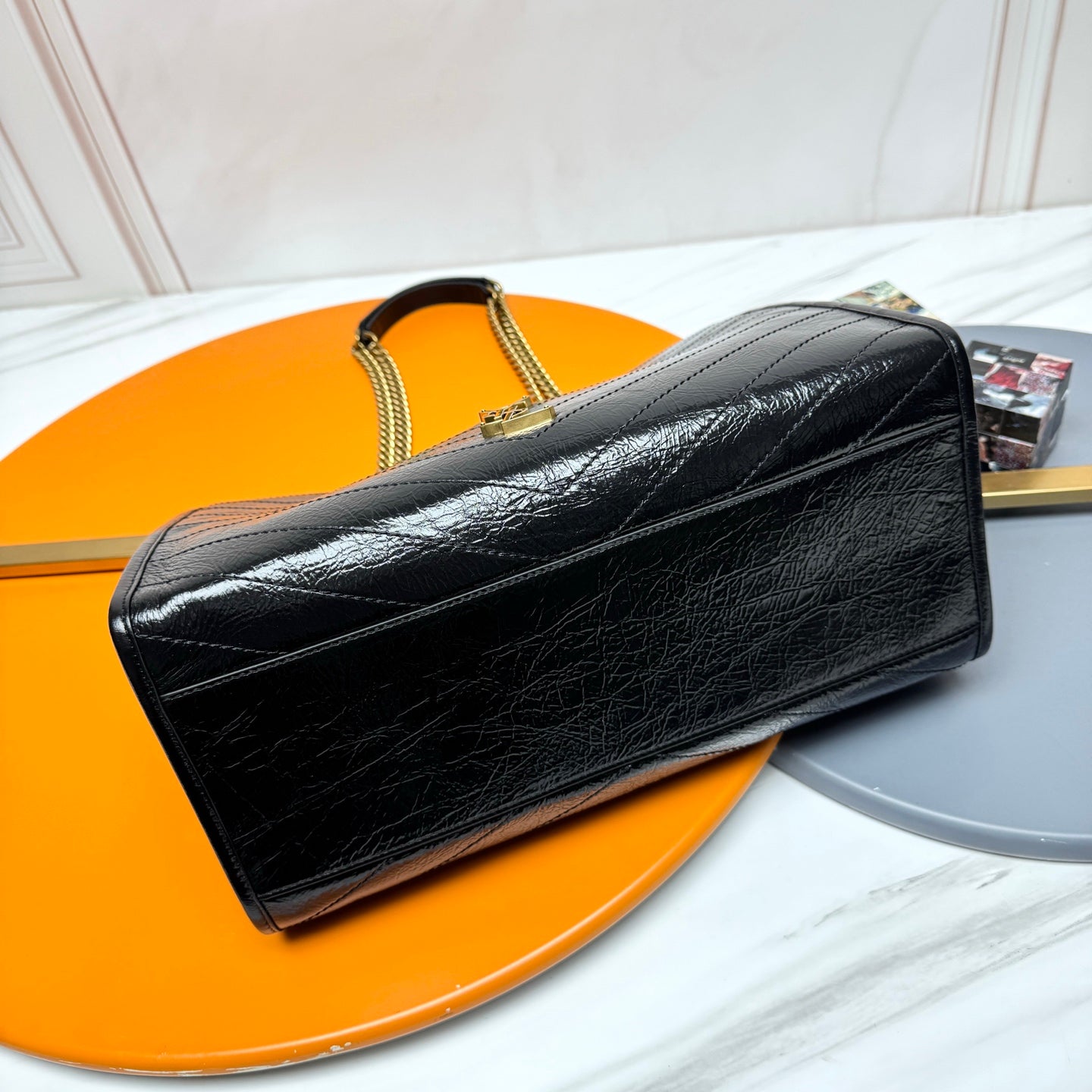 YSL 2026 Niki Large Shopping Bag 33cm And 25cm Calfskin