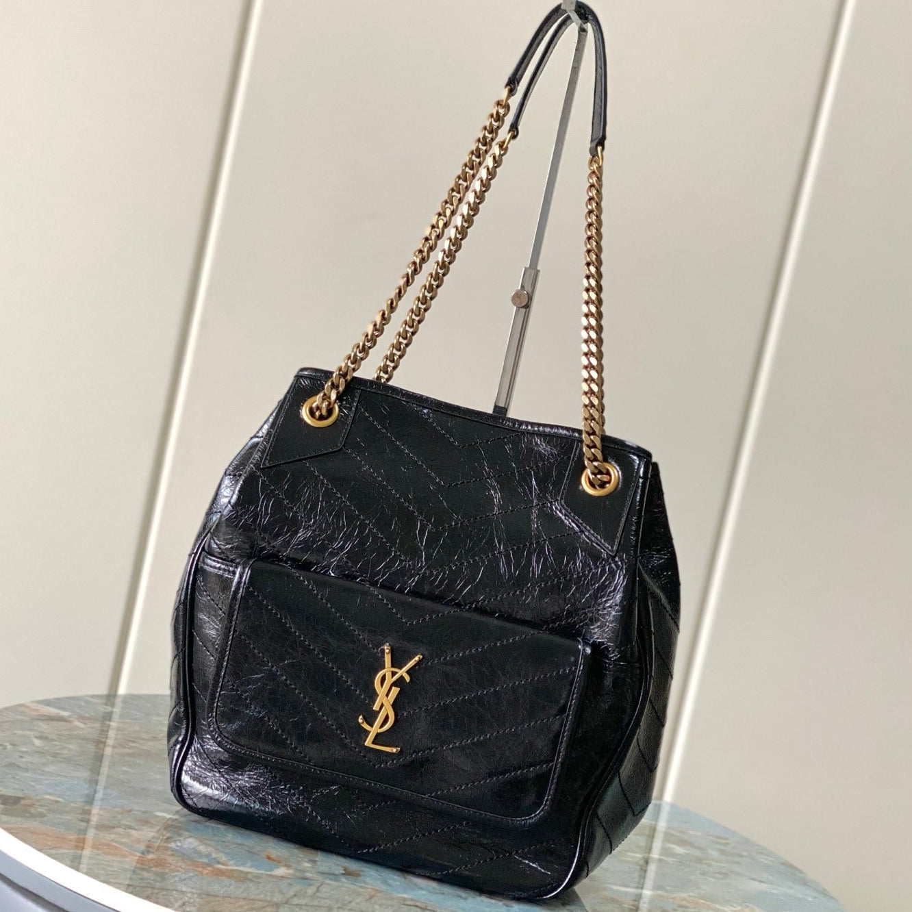 YSL 2026 Saint Laurent Niki Shopping Bag 30cm Calfskin