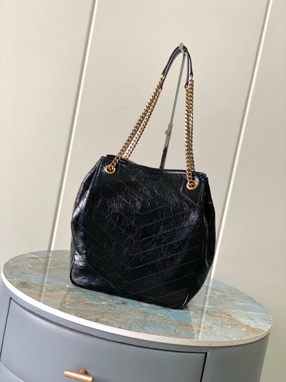 YSL 2026 Saint Laurent Niki Shopping Bag 30cm Calfskin