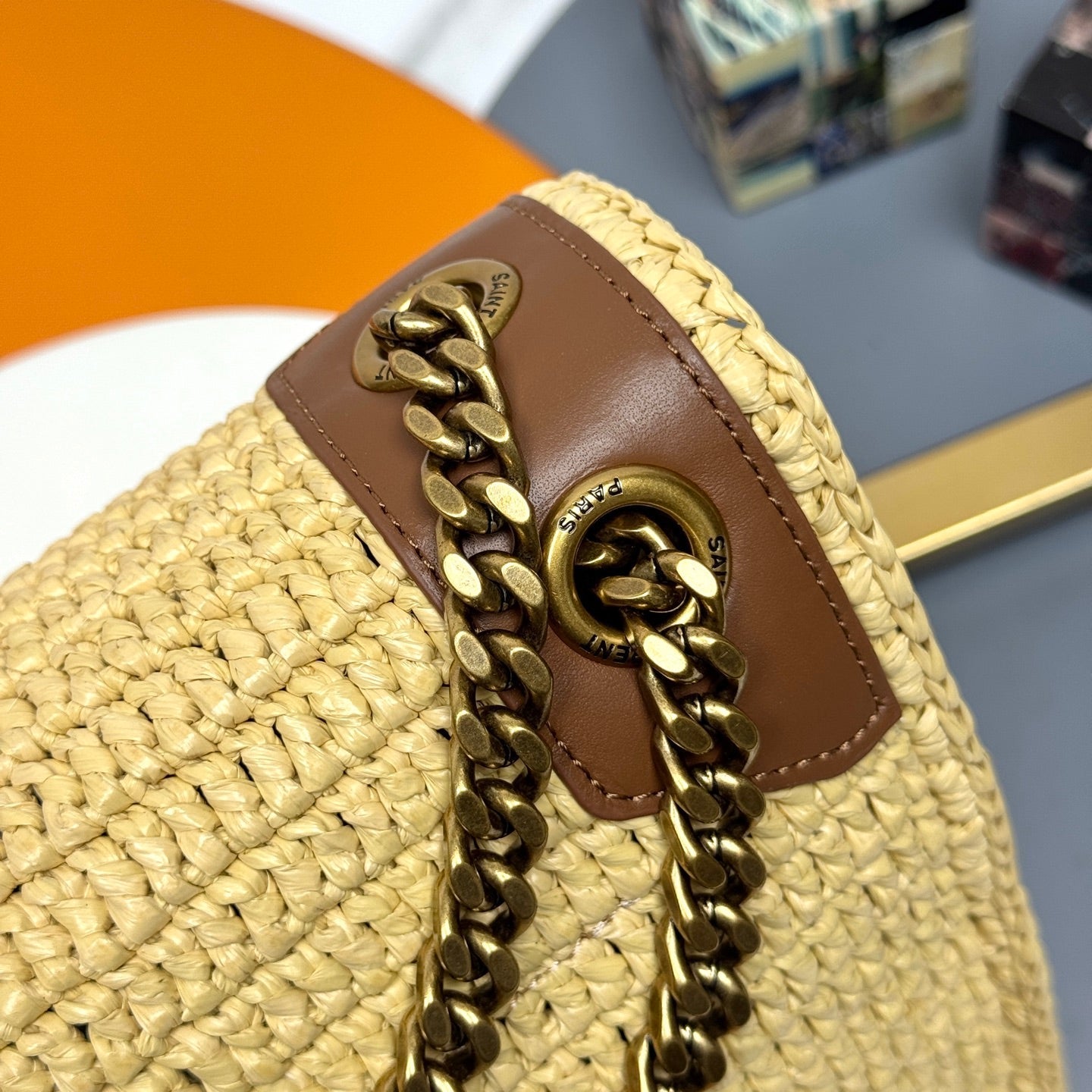 YSL 2026 Niki Medium Handbag Beige Woven