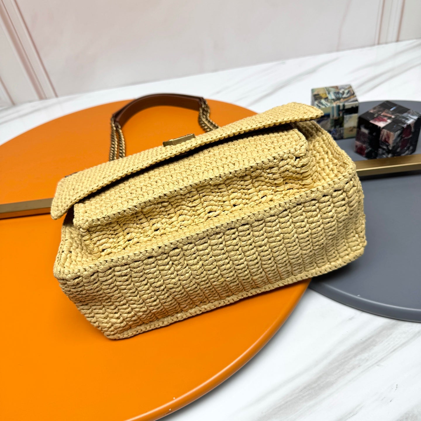 YSL 2026 Niki Medium Handbag Beige Woven