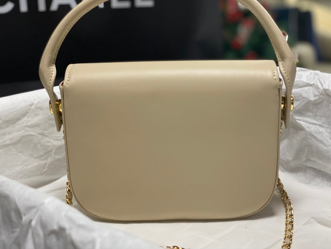 Chanel 2026 Flap Bag 17cm Lambskin Gold Hardware