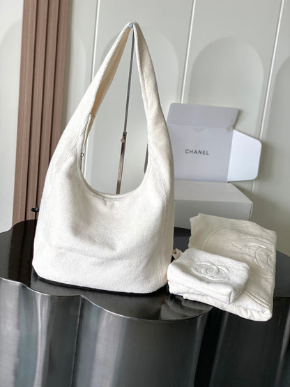 Chanel 2026 Coco Beach Shoulder Bag Cotton