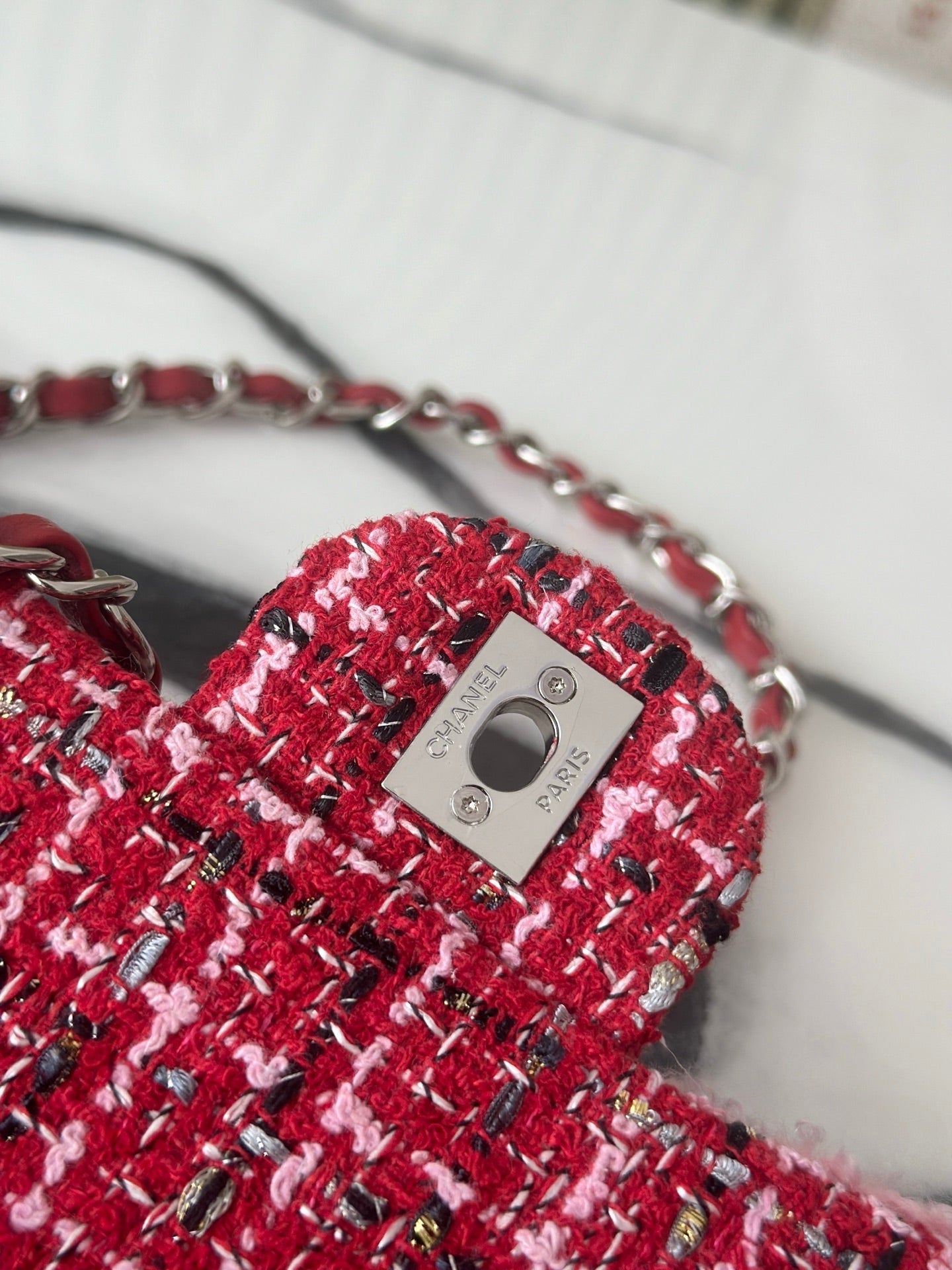 Chanel 2026 Mini Flap Bag Tweed Denim Leather