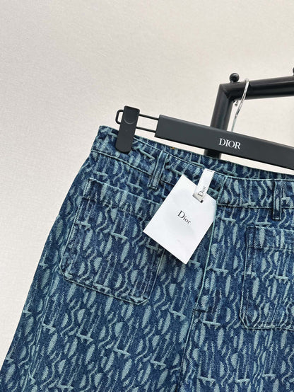 D 24fw miss jacquard jeans