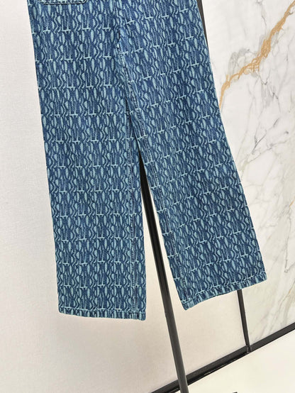 D 24fw miss jacquard jeans