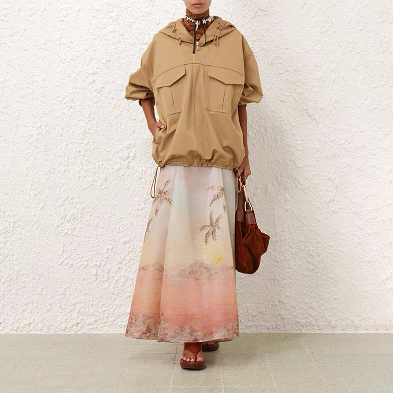 25ss silk skirt