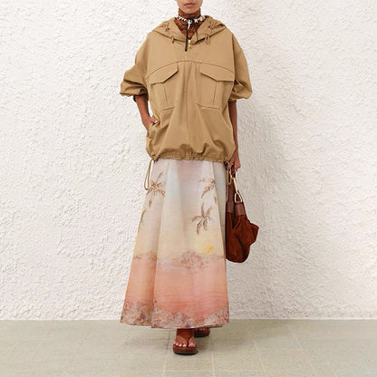 25ss silk skirt