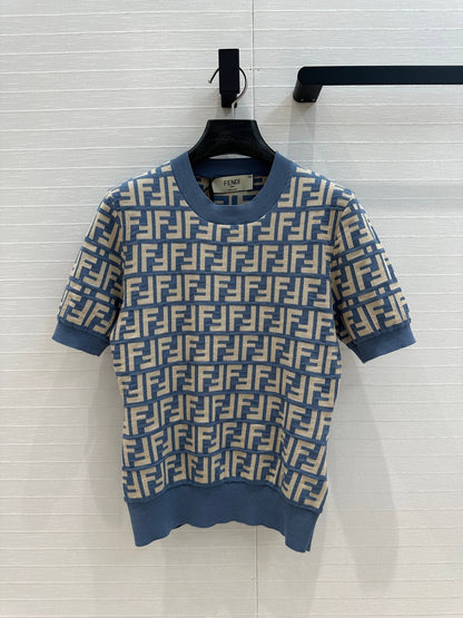 25ss knitted crop t-shirt