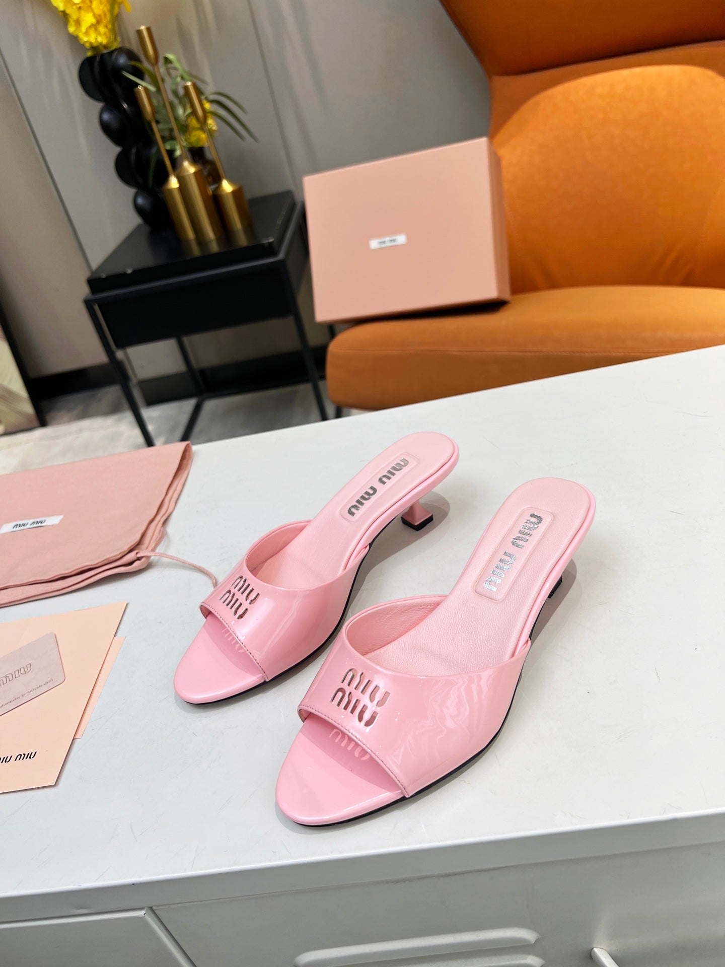 leather slippers