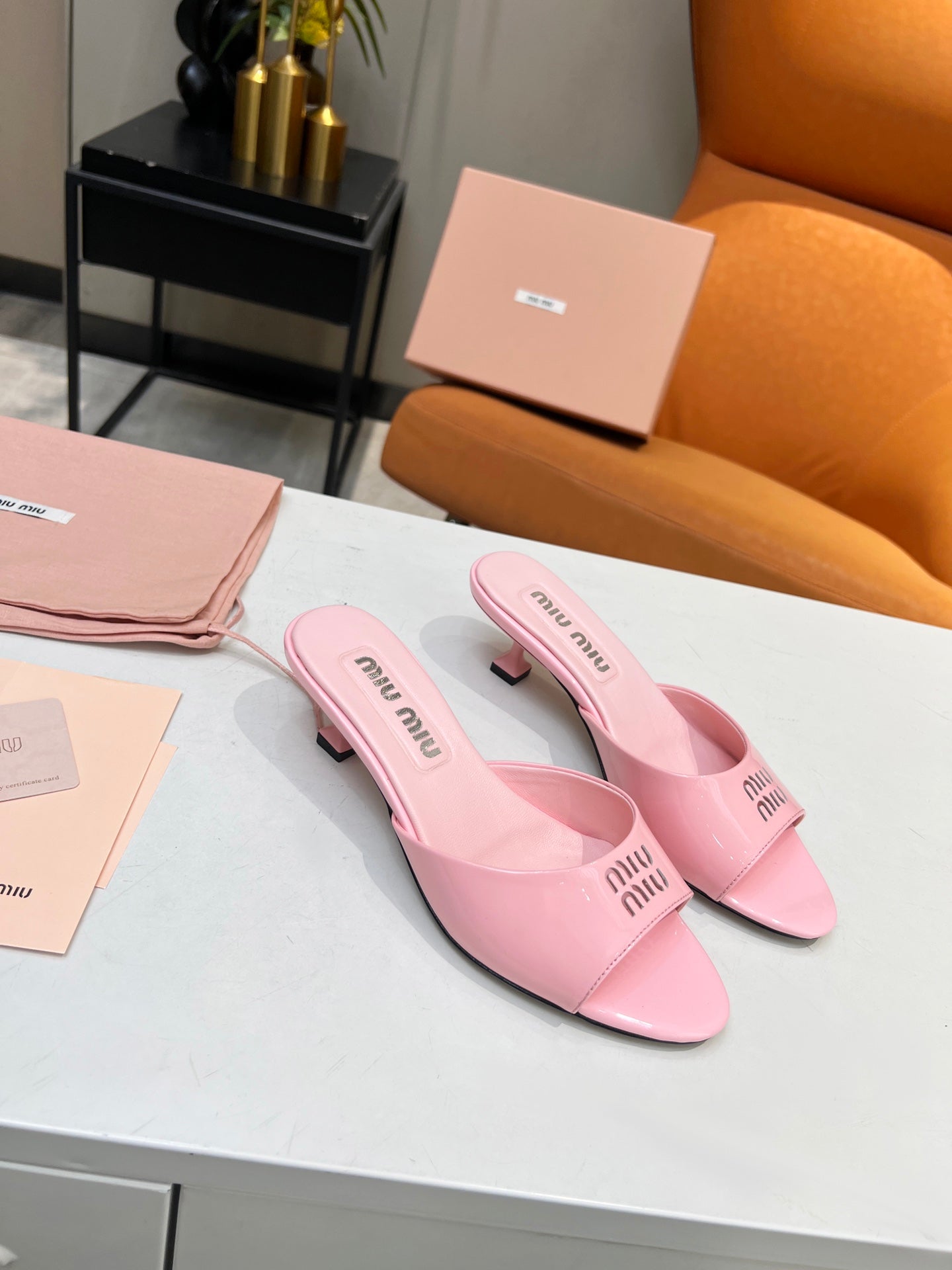 leather slippers