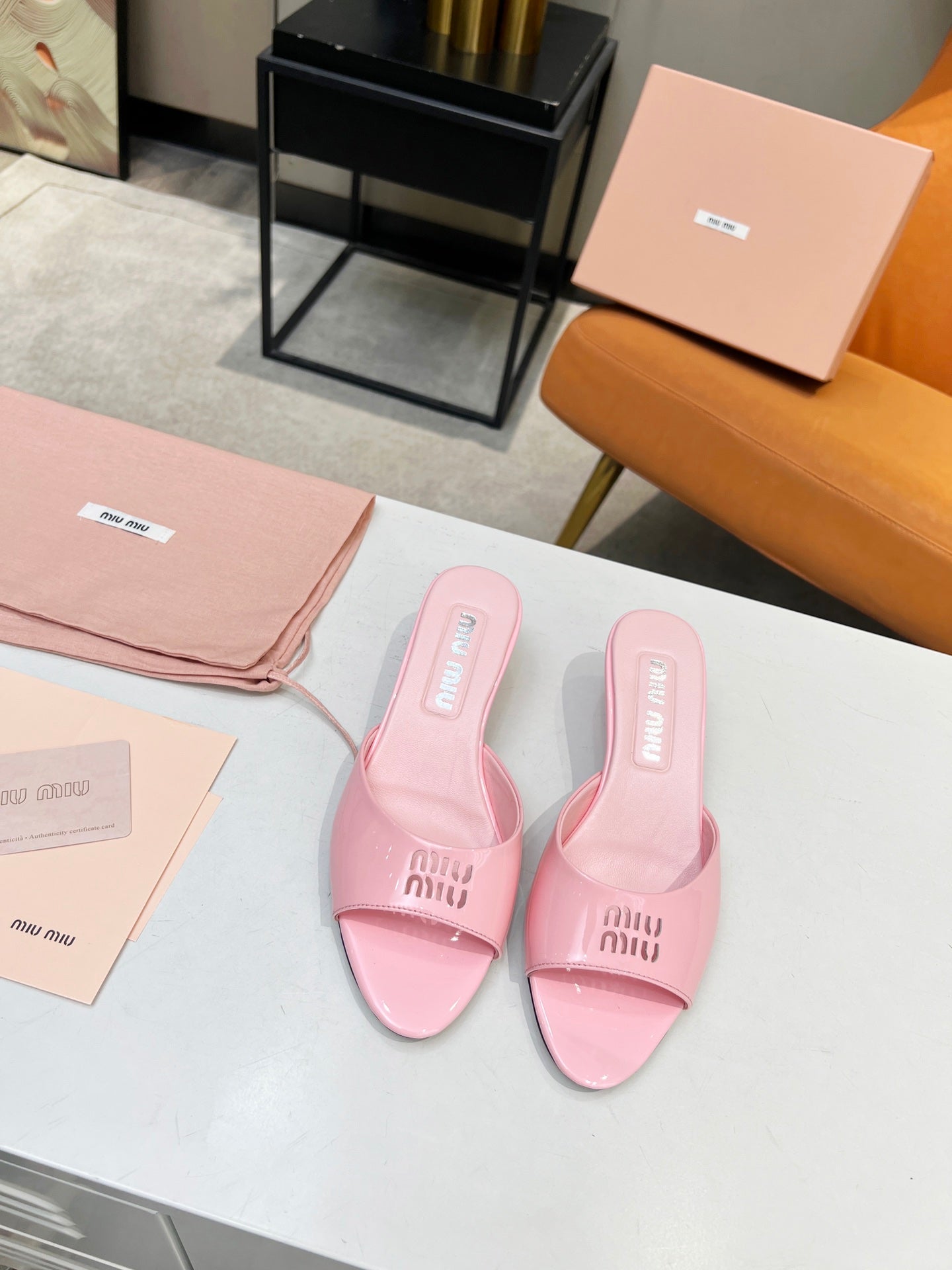leather slippers