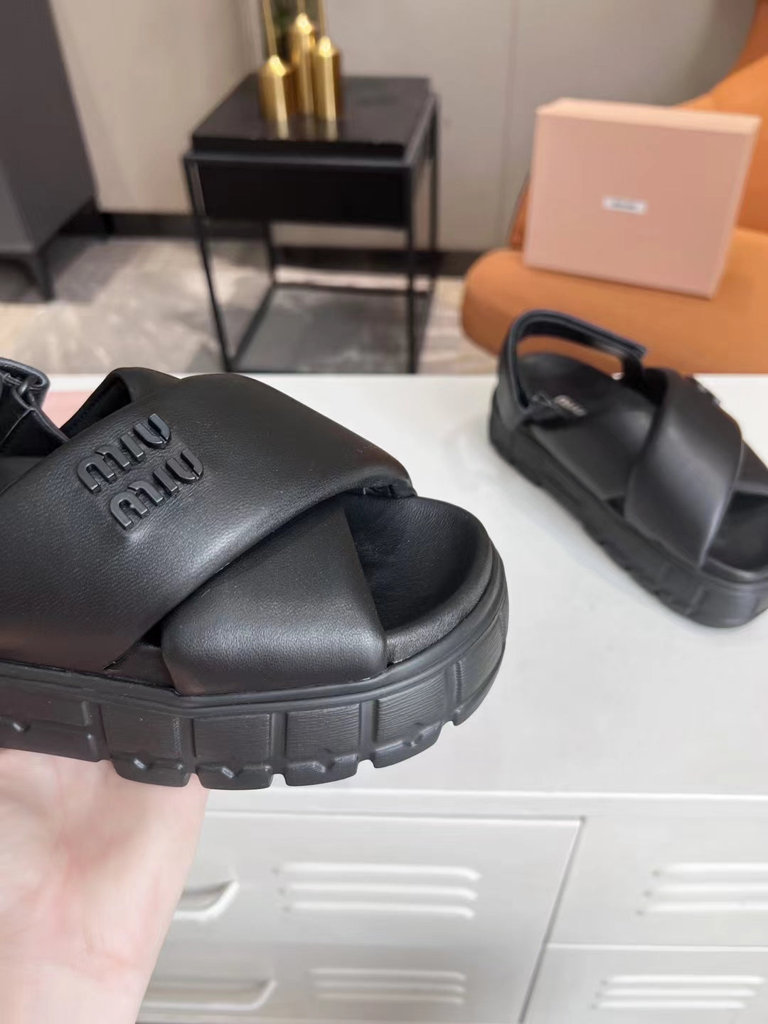 leather sandals