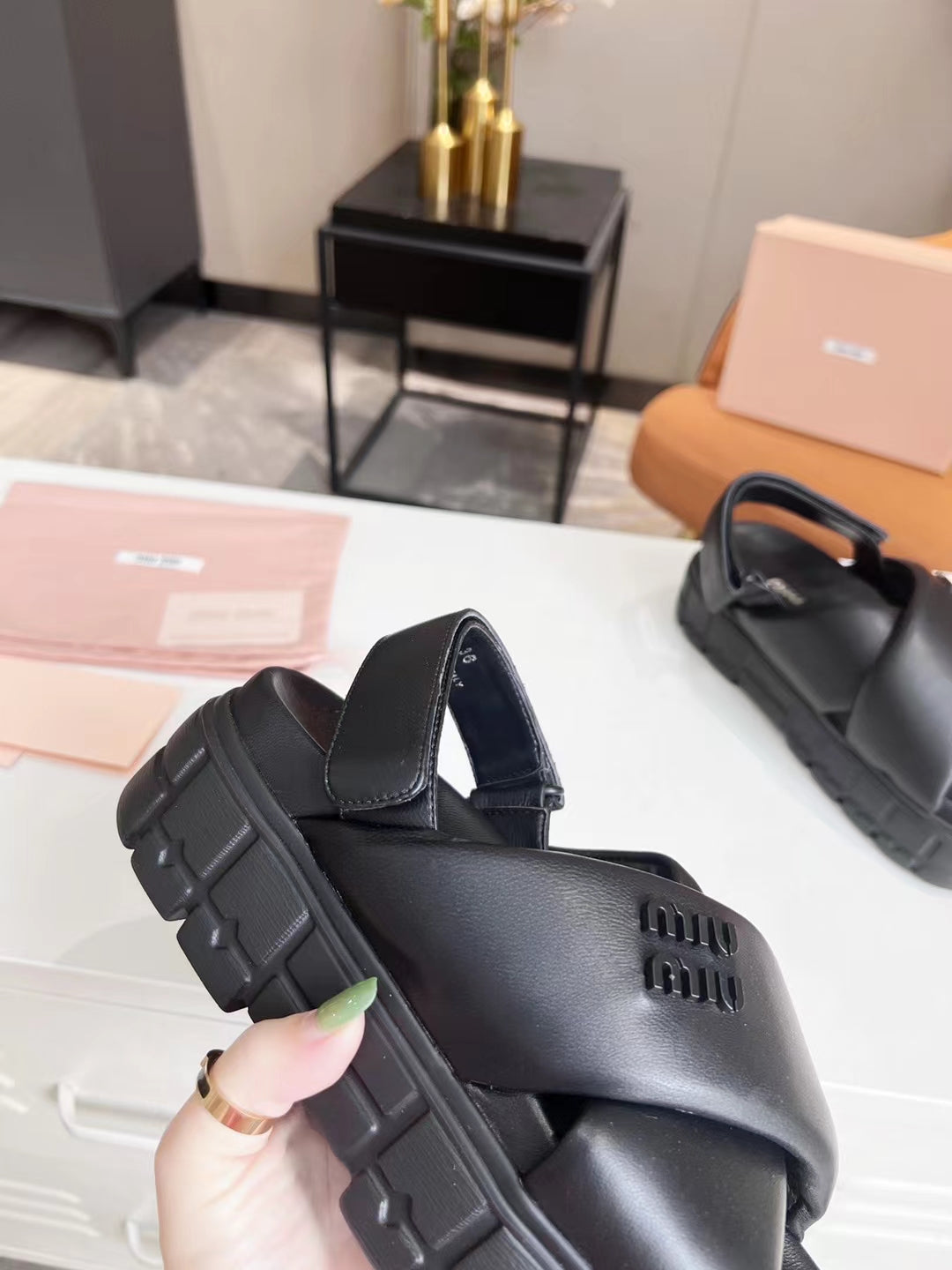 leather sandals