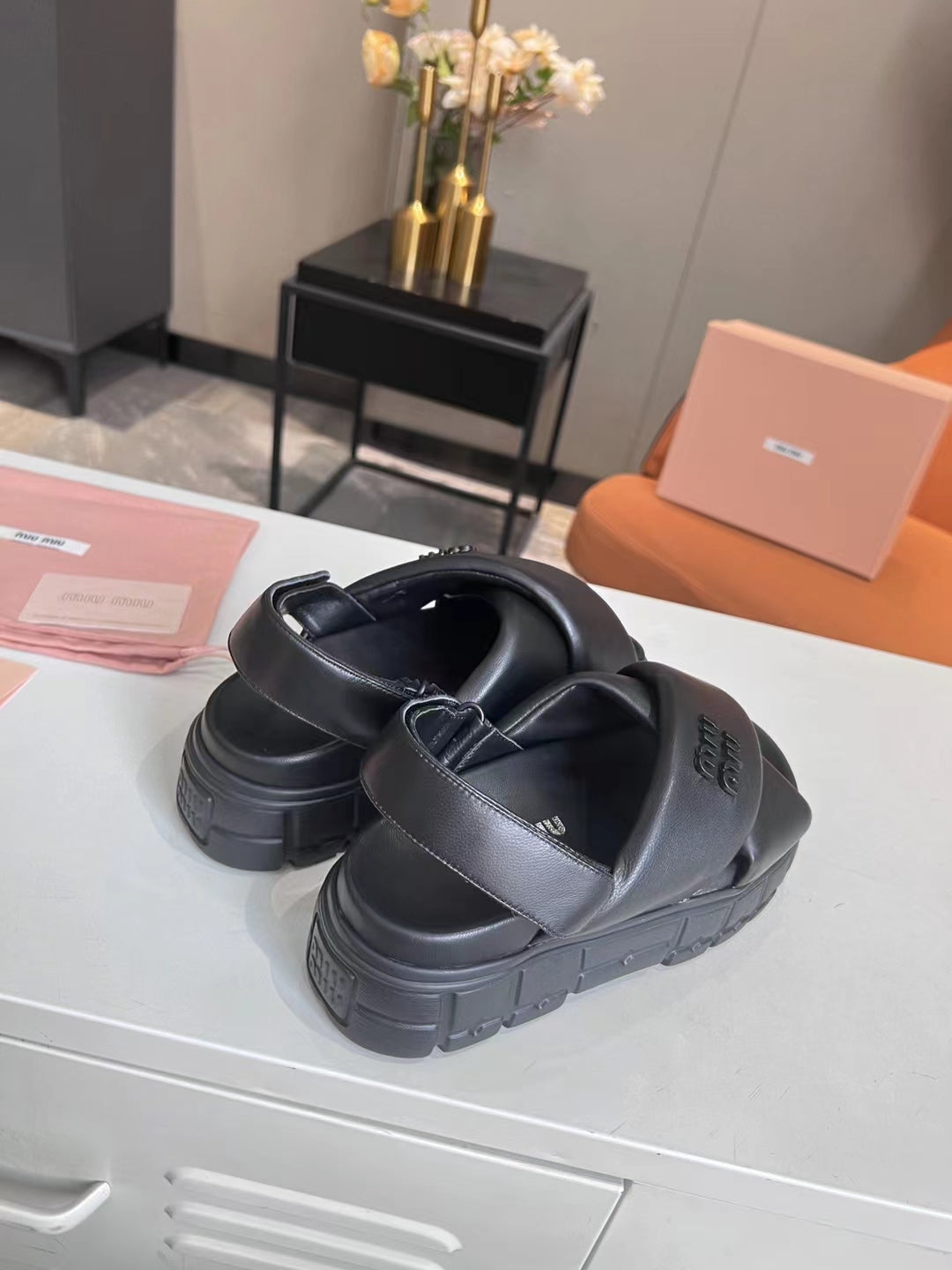 leather sandals