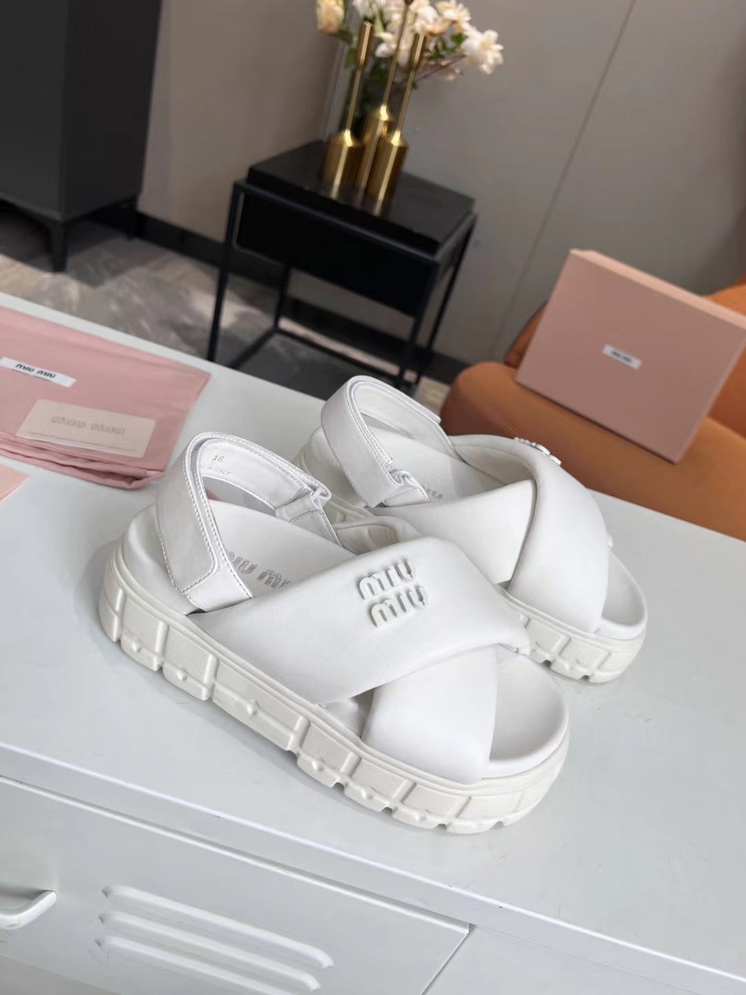 leather sandals