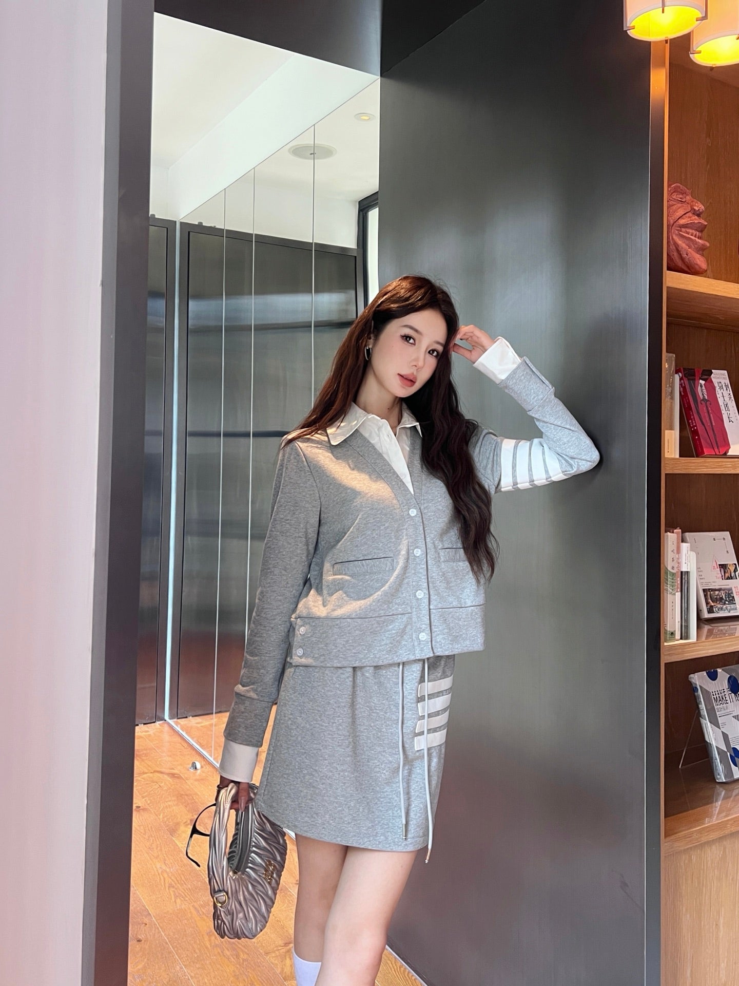 Th 25ss skirt suit
