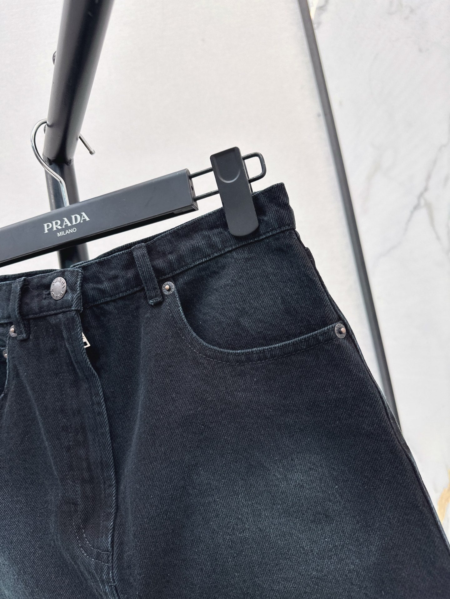 P 25ss denim skirt