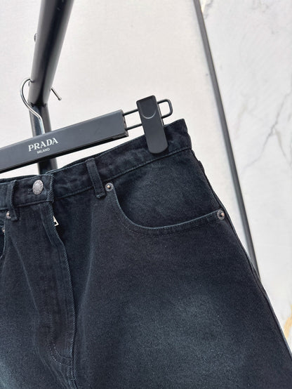 P 25ss denim skirt
