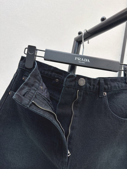 P 25ss denim skirt