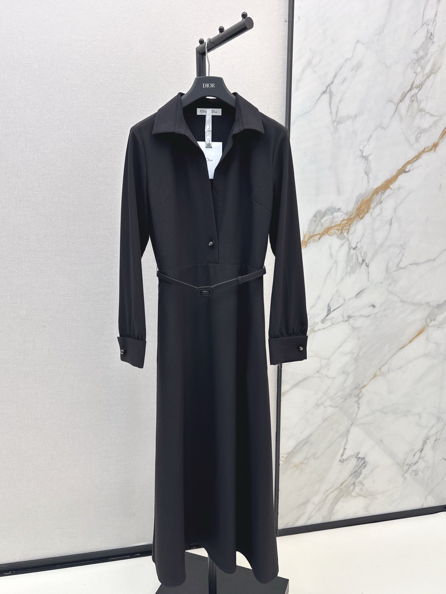 D 255 V NECK SHIRT DRESS