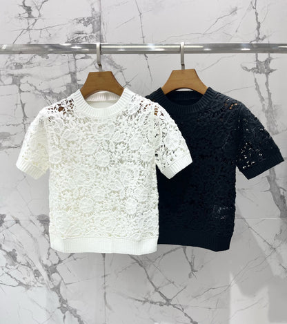 25ss hollow t-shirt