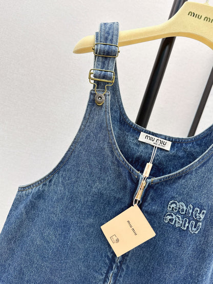 25SS denim overall