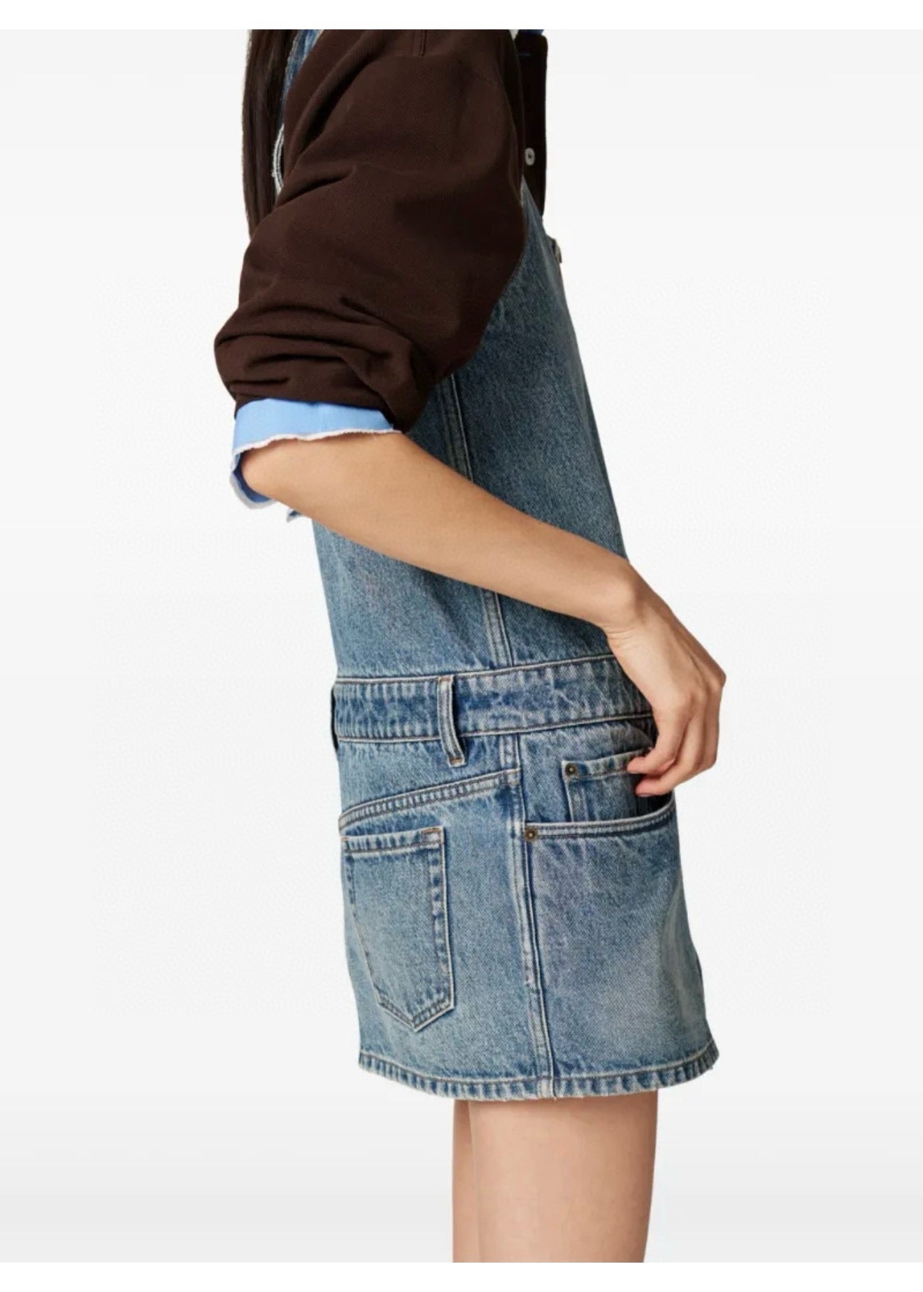 25SS denim overall