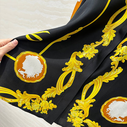 25ss printed silk shirt