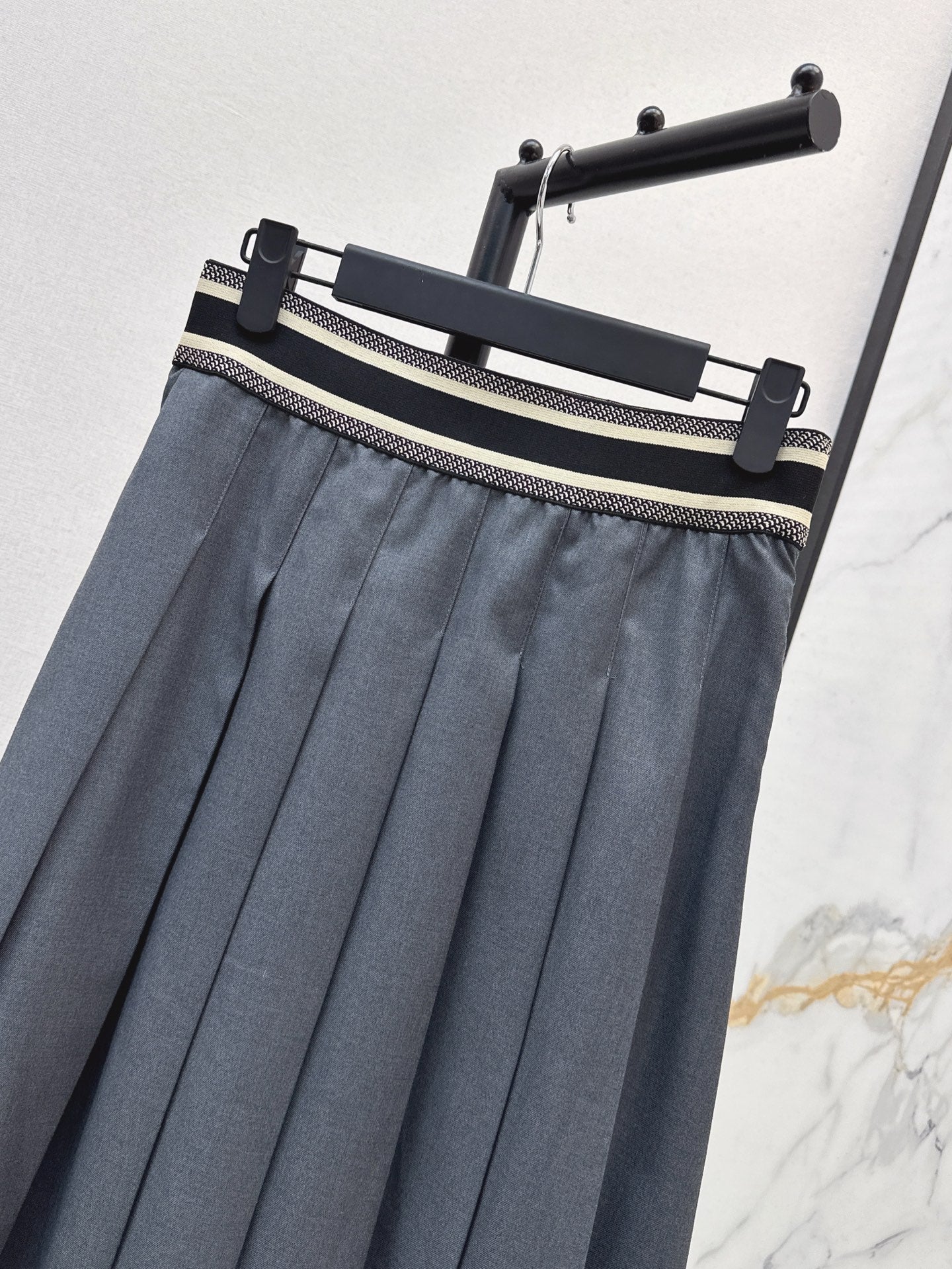 25ss webbing skirt