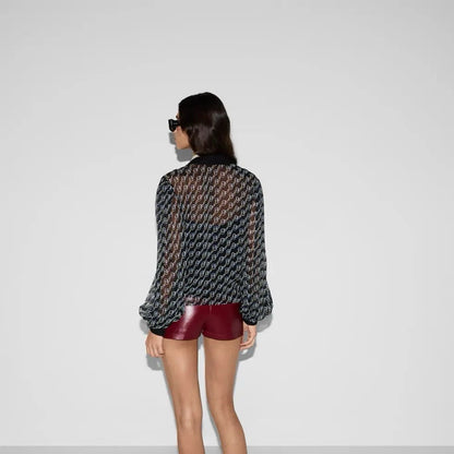 25ss printed shirt