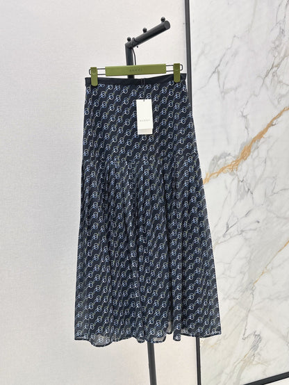 25ss printed skirt