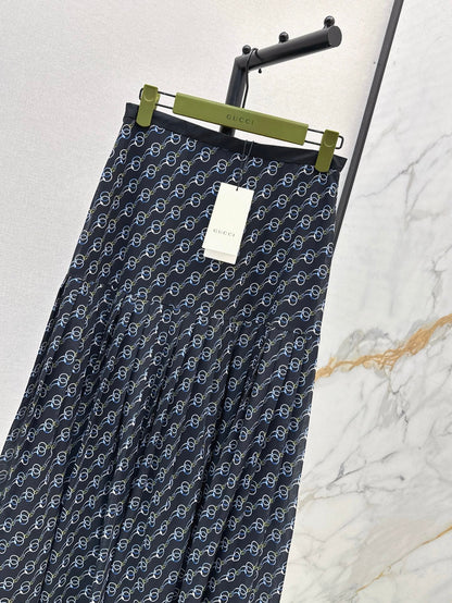 25ss printed skirt
