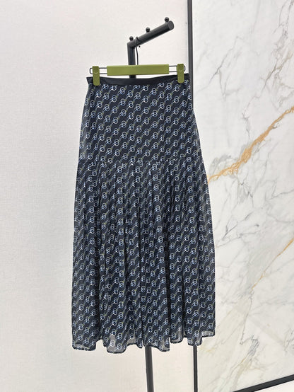 25ss printed skirt