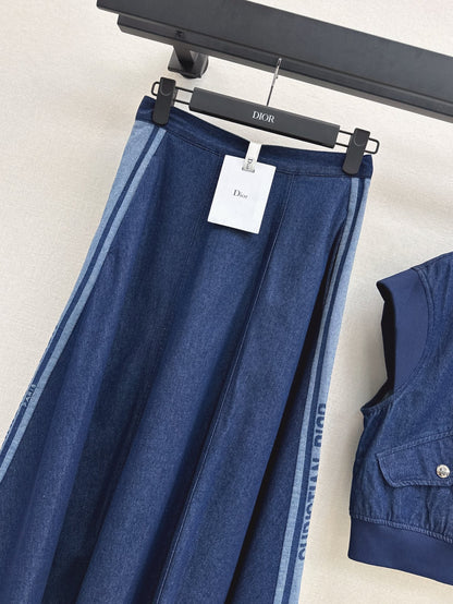 25ss denim skirt