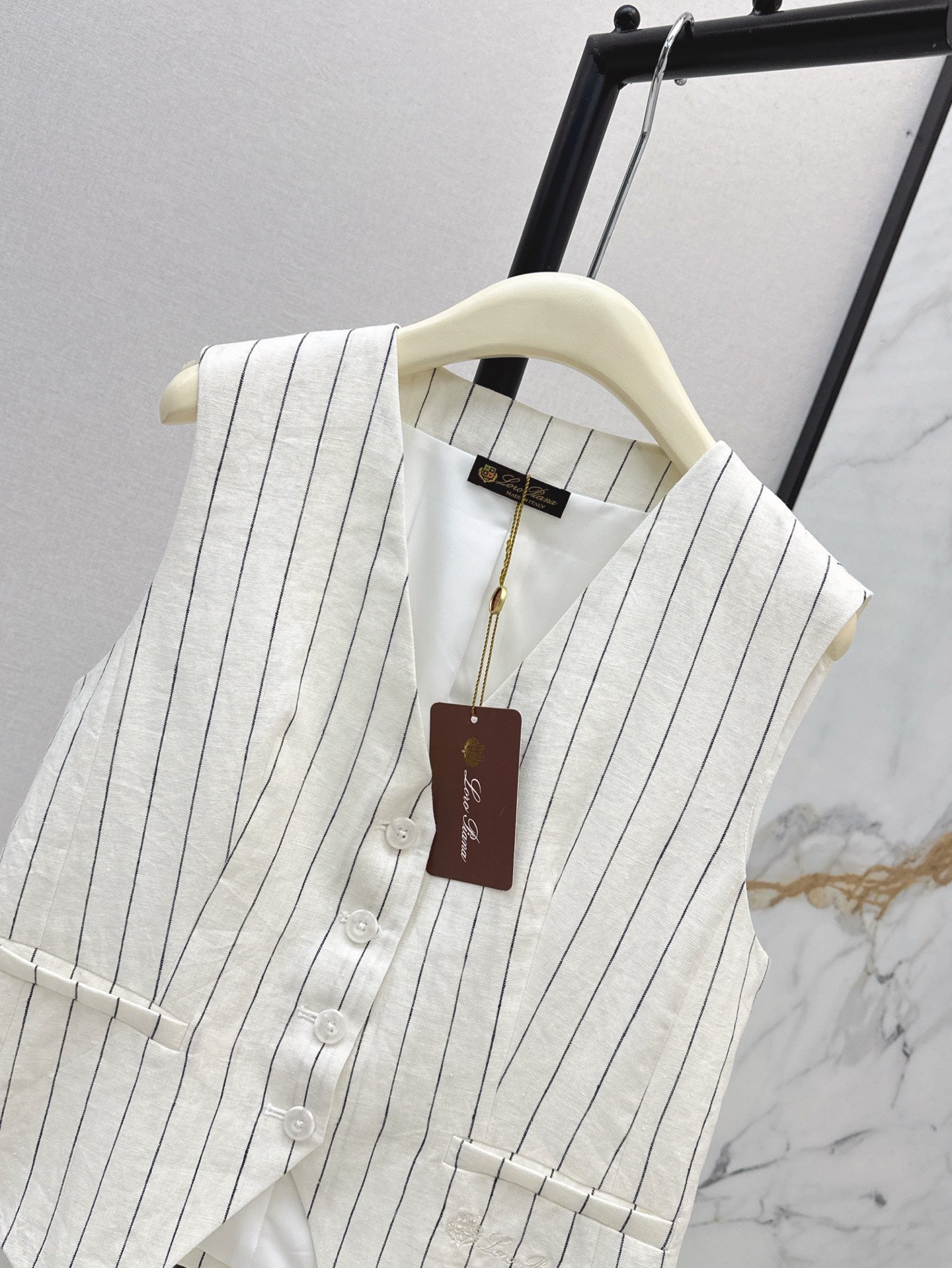25ss linen vest
