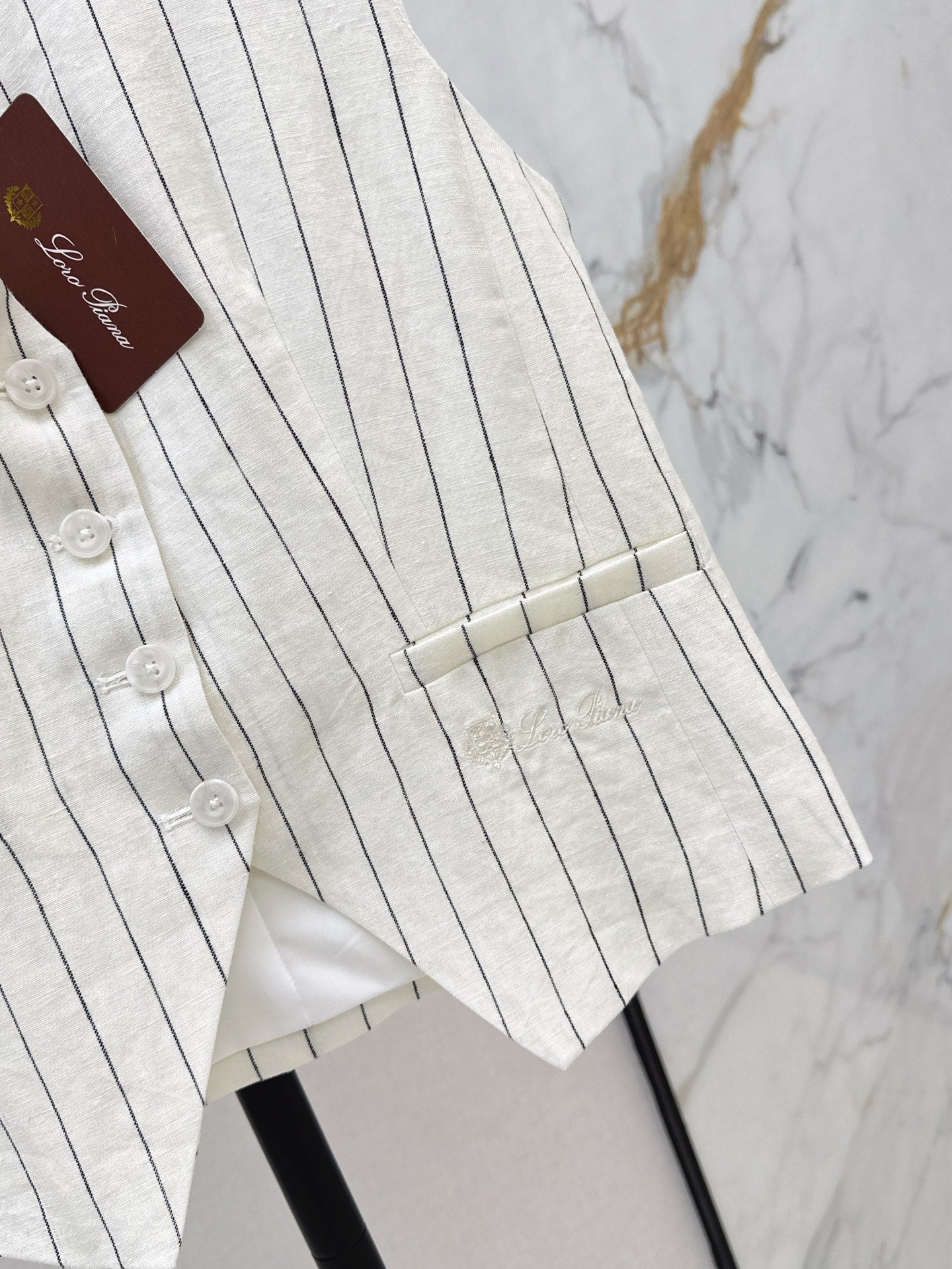 25ss linen vest